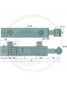 GRANIT Valec DW-B-25-40-200-390